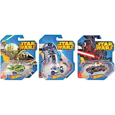 Hot Wheels Star Wars 1/64 Character Assorted Cars thumb