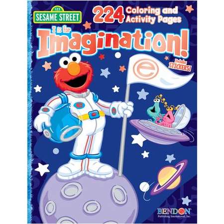 Sesame Street I is for Imagination Coloring and Activity Book thumb