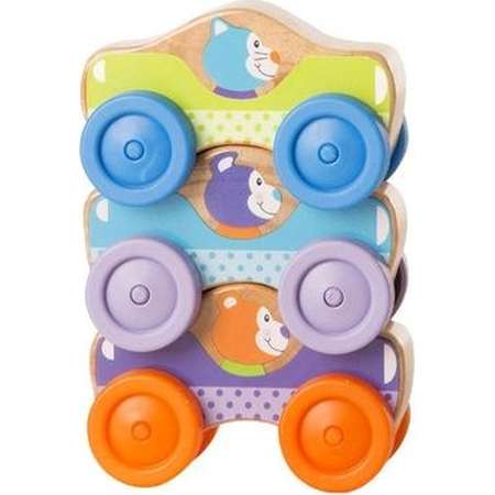 Melissa & Doug Animal Stacking Cars thumb