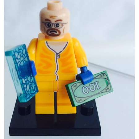 Lego Style Walter White Breaking Bad Minifigure. Ideal Gift thumb