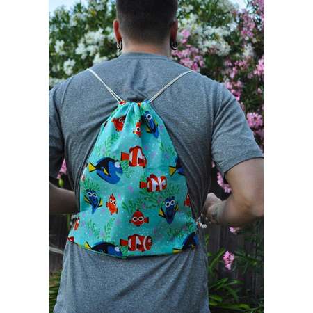 Finding Nemo Drawstring Backpack Women or Men – Finding Dory Rucksack Drawstring Bag for Travel Bag or Book Bag thumb