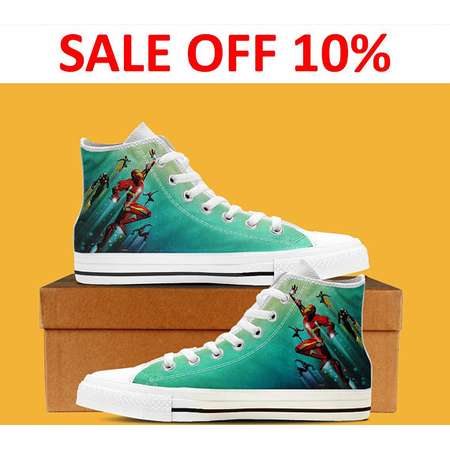 Avengers Black and White Custom Shoes, Infinity War Converse Shoe, Avengers Assemble, Marvel High Top, Captain America, Hulk Sneaker Ironman thumb
