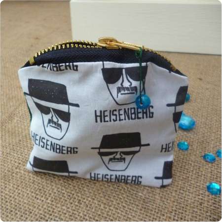 Breaking Bad Purse, Heisenberg Coin Purse, Breaking Bad Gift, Heisenberg Gift, Breaking Bad, Christmas Gift, Gift for Her, Walter White thumb