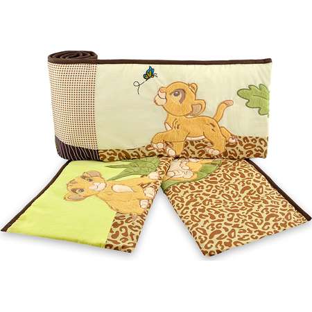 Simba and Nala Crib Bumpers - The Lion King thumb