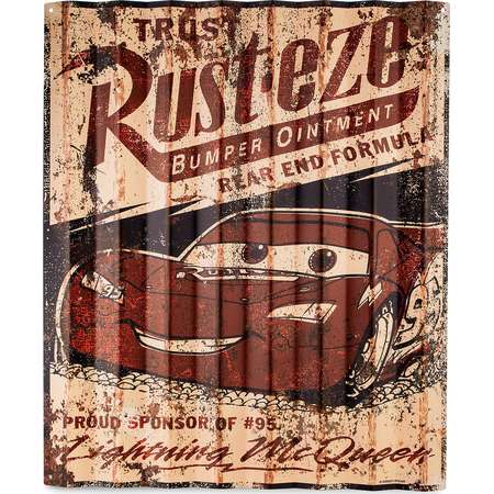 Rust-eze Metal Sign - Cars thumb