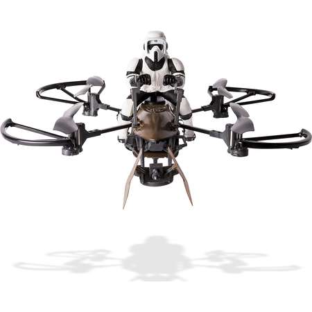Remote Control 74-Z Speeder Bike Drone with Rider - Star Wars thumb