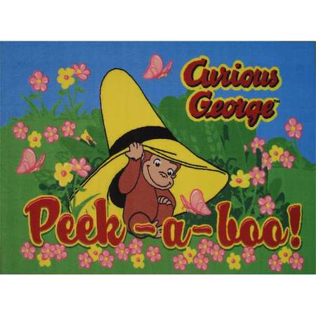 Fun Rugs Curious George Peekaboo Rug thumb