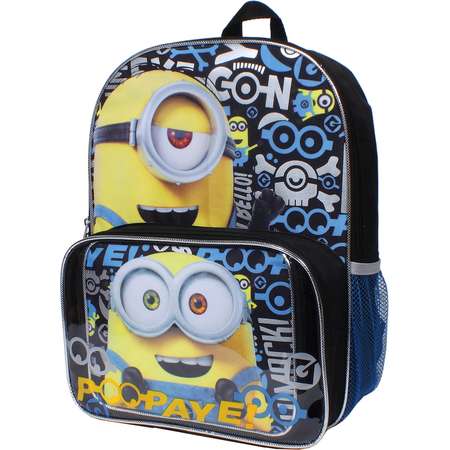 Despicable Me Minions Bob & Kevin Backpack & Lunch Tote Set thumb