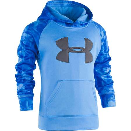 Boys 4-7 Under Armour Cloudy Grid Logo Pullover Hoodie thumb