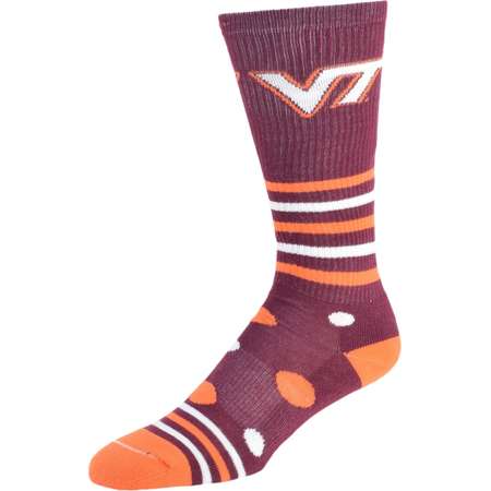 Women's Virginia Tech Hokies Razzle Knee-High Socks thumb