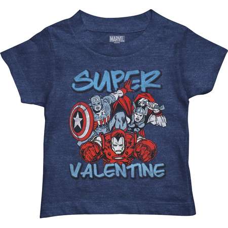 Toddler Boy Marvel Avengers "Super Valentine" Graphic Tee thumb