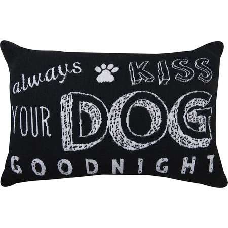 Park B. Smith® Always Kiss Your Dog Goodnight Tapestry Decorative Pillow thumb