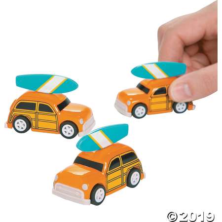 Woody Pullback Cars thumb