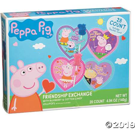Princess Peppa Pig™ Lollipop Friendship Valentine Exchange thumb