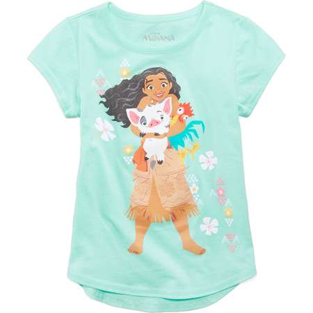 Disney Moana & Friends Cotton T-Shirt, Little Girls thumb