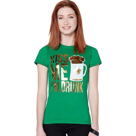 Kiss Me I'm Drunk T Shirt thumb