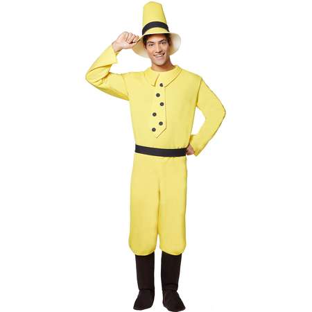 Adult Man in Yellow Hat Costume - Curious George thumb