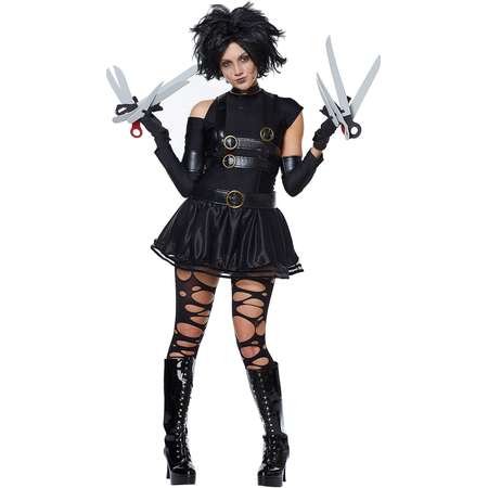 Adult Miss Scissorhands Costume Mini Dress - Edward Scissorhands thumb
